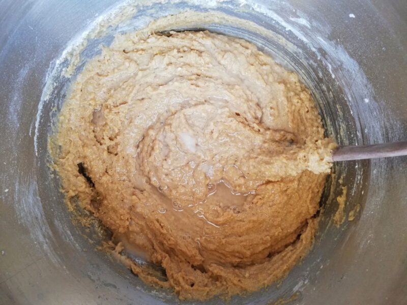 Adding baking soda to sourdough muffin batter